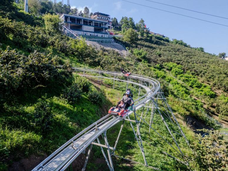 Boztepe’de Dağ Kızağını Yarım Milyondan Fazla Turist Ziyaret Etti
